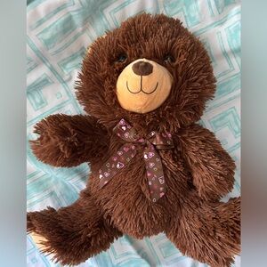 Hug & Luv Brown Teddy Bear stuffed animal - about 15 inches - good as new
